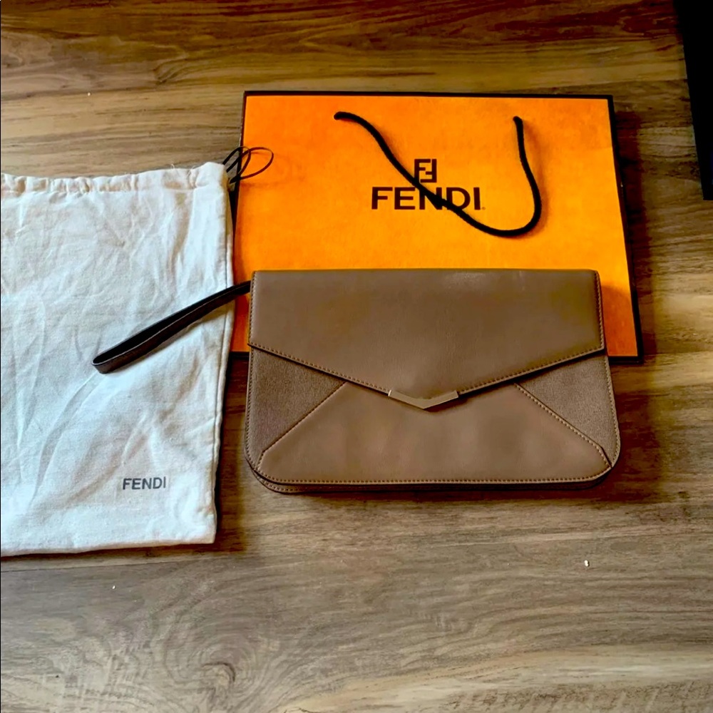 New Authentic Fendi Clutch/Wristlet/Wallet